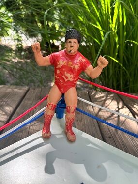 Vintage 1984 LJN WWF WWE Nikolai Volkoff Wrestling Superstars Figure with Hat